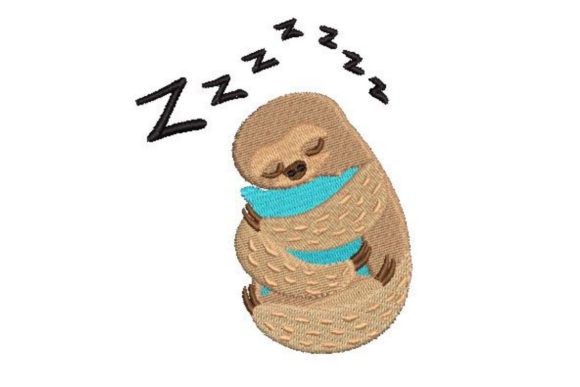 A Boutique Designer's Review of the Sloth Sleeping Embroidery