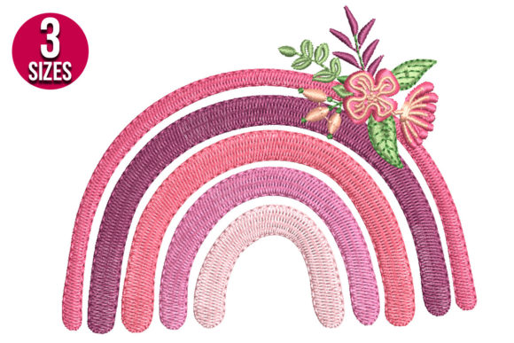 A Designer's Review of the Rainbow with Flowers Embroidery