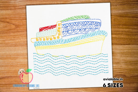 A Designer’s Review of the Heart Cruise Ship Embroidery