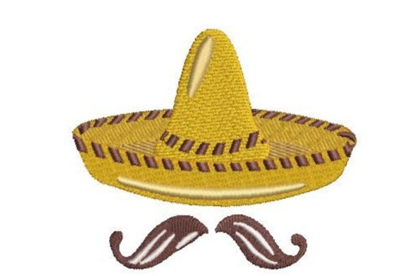 A Festive Sombrero Hat with Moustache Embroidery Review