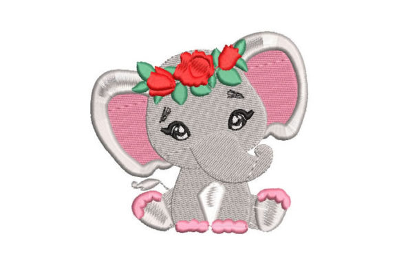 A Seasonal Design Review: Baby Elephant with Crown of Roses