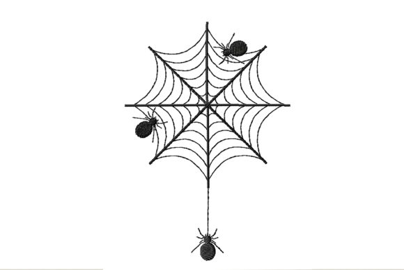 Halloween Spider Web Embroidery Design Review