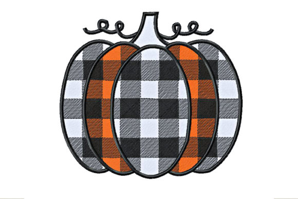Reviewing the Plaid Pumpkin Embroidery Design