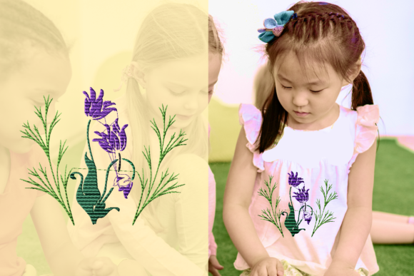 Winter Crocus Embroidery: A Craft Fair Design Review